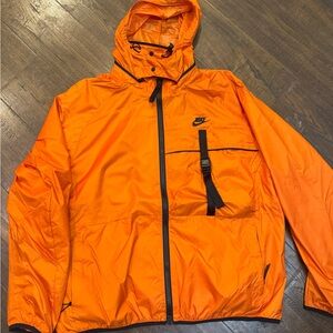 Orange nike windbreaker